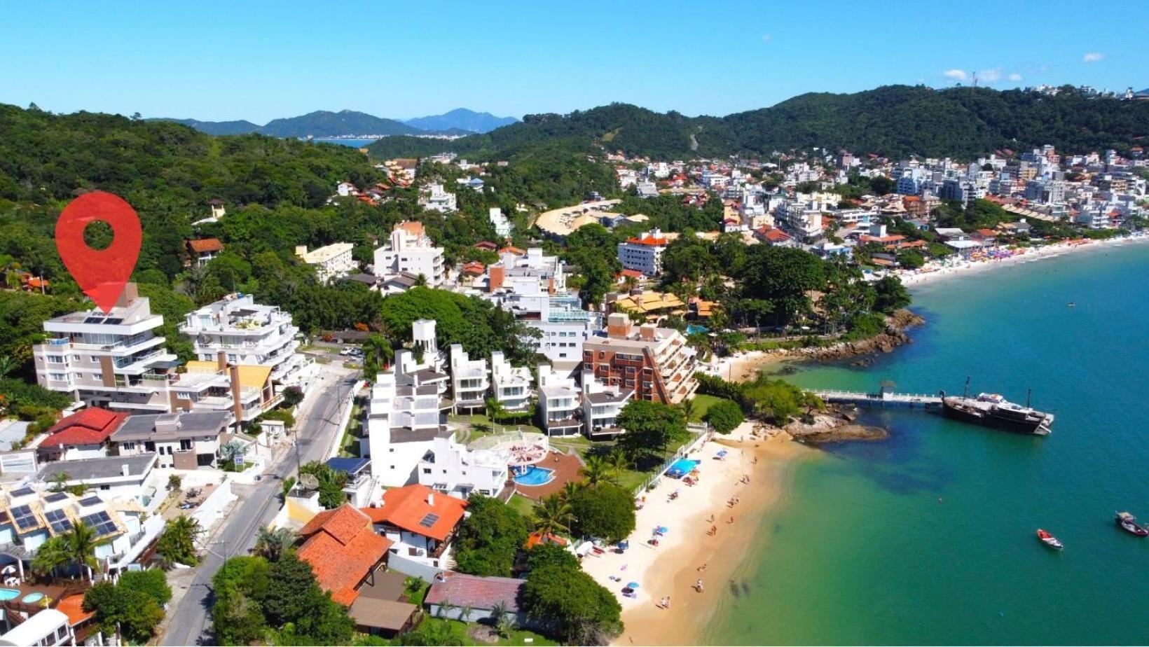 1079 - Apartamento Com Vista Para O Mar Em Бомбиньяс Экстерьер фото